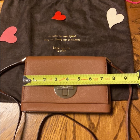 Kate Spade tan crossbody w/ dust bag - Picture 9 of 10